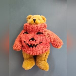 Vintage Boyds Teddy Bear - Halloween Sweater